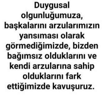 Duygusal ongunluk seviyesine ulaşabildiniz mi?