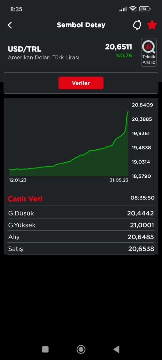 Doların şahlanış ateşi hakkında ne düşünüyorsunuz?