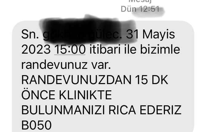 Randevularınıza 15 dakika önceden mi gidersiniz yoksa zamanında mı?