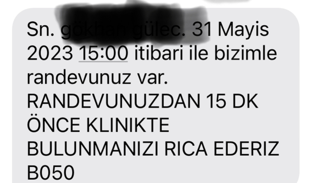 Randevularınıza 15 dakika önceden mi gidersiniz yoksa zamanında mı?