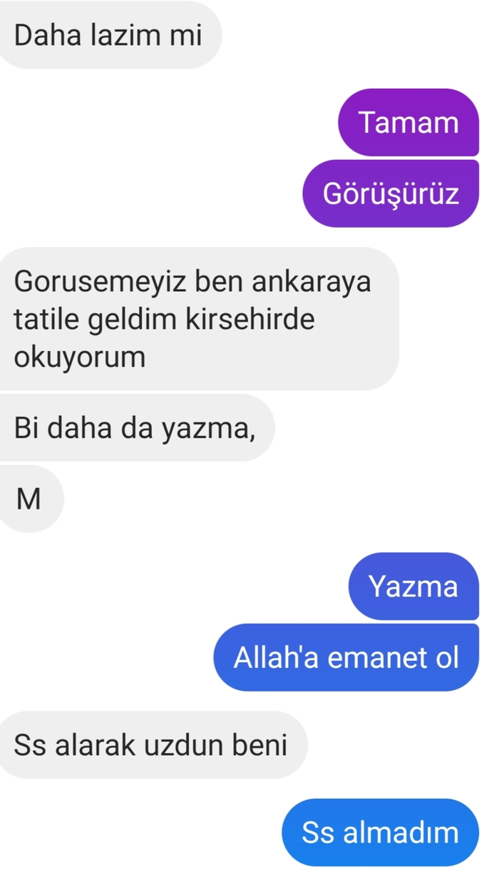 Eski sevgilime kaba mı konuşmuşum?