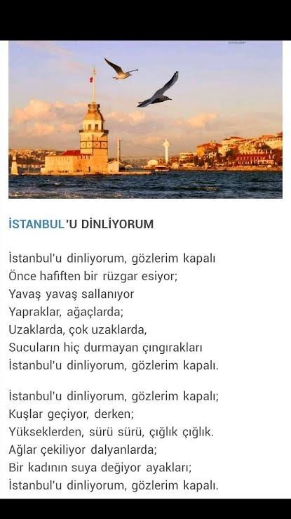 En sevdiğin şiir hangisi?