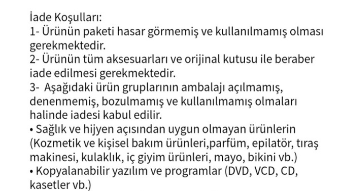 Sizce aldığım akıllı saat iade olur mu?
