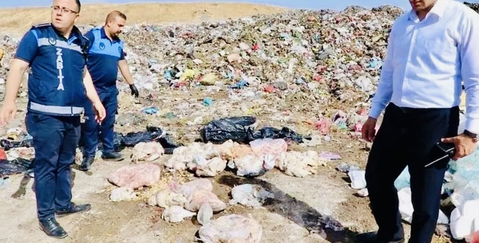 Bozuk etler çöplüğe atılıp imha edildi. İşyeri kapatılarak para cezası kesildi.