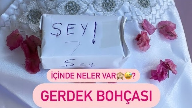 Gerdek bohçası sosyal medyada gündem oldu! Gerdek bohçası hazırlayan sevgili bir adım önde midir?