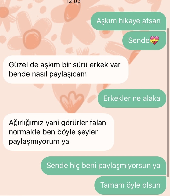 Beni hiç paylaşmıyor sizce neden?