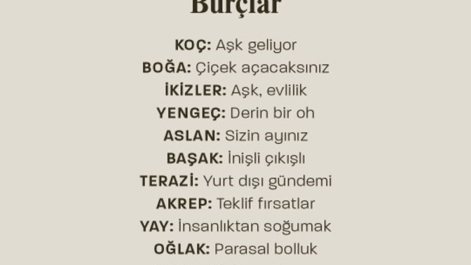 Haziran ayında sizi ne bekliyor?