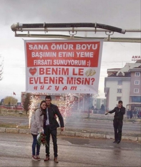 Nasıl bir evlilik teklifi hayaliniz var?