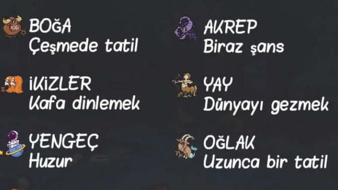 Burçların şu an ihtiyacı olan nedir?