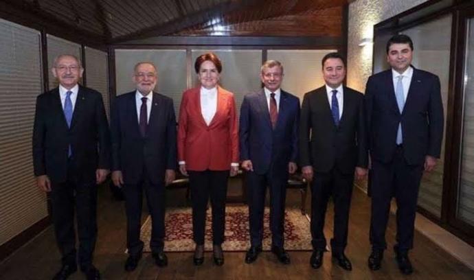Millet İttifaki Diğer Adıyla 6li Masa Resmi Olarak Dağıldı?