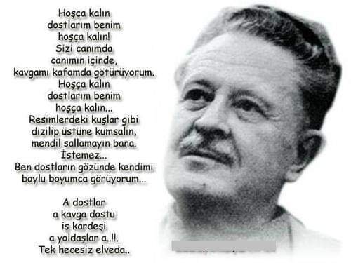 Bugun Nazım Hikmetin ölüm yıldönümü. Nazımı sever misiniz?