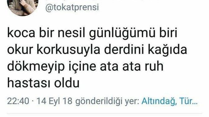 Hiç günlük tuttun mu?