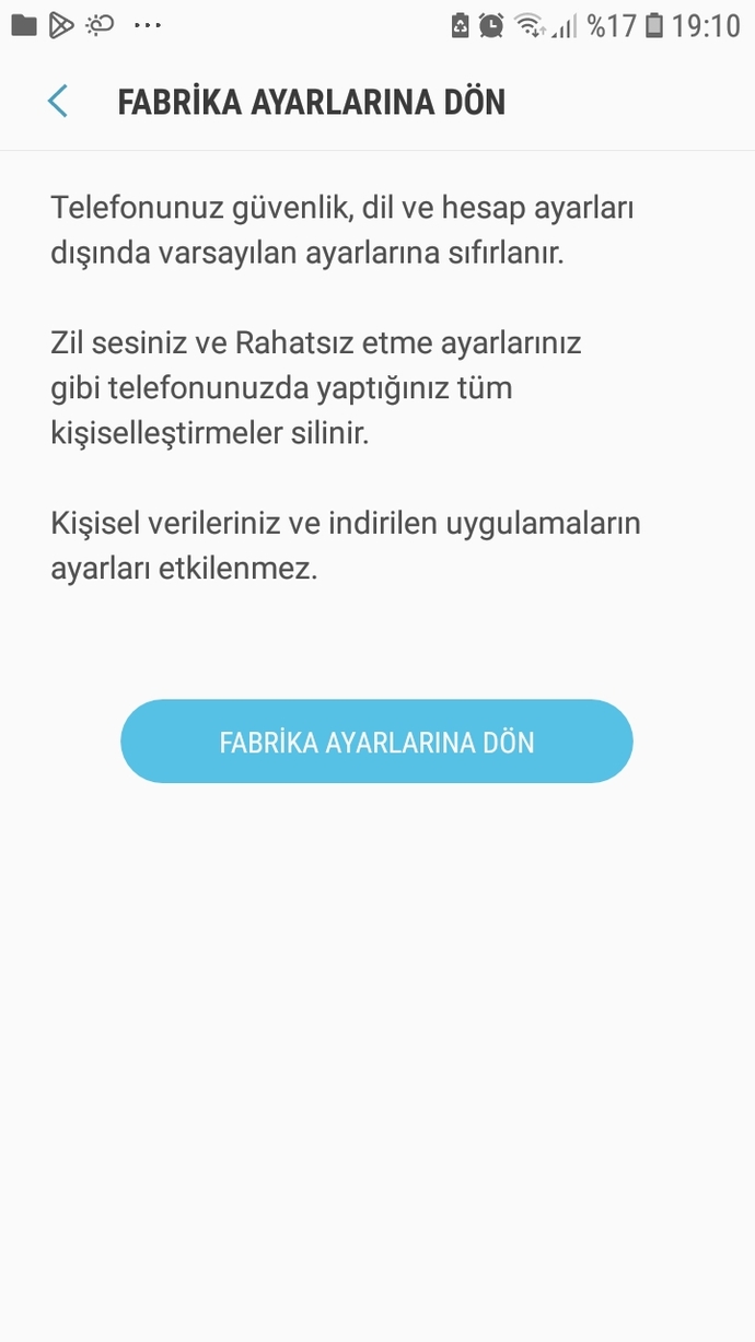 Telefonu Fabrika Ayarına Döndürünce, Neler Gidiyor? Neler Kalıyor?