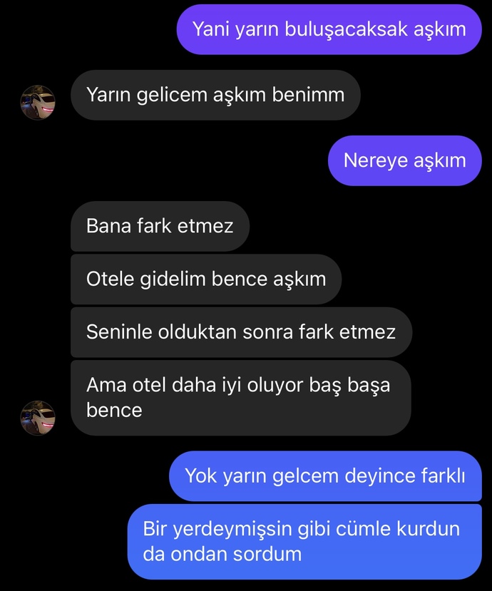 İlişkinin başında temas isteyen erkekten olur mu?