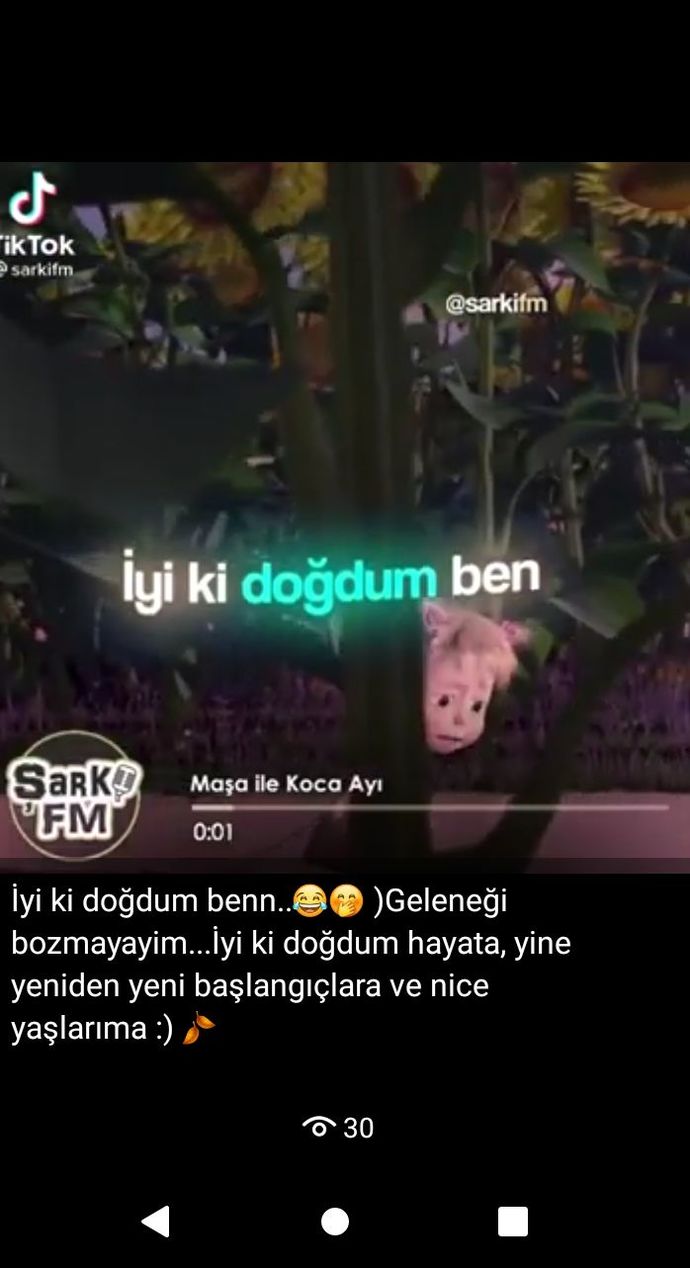 Her sene kendi kutlamama rağmen yine unutuldu 😃