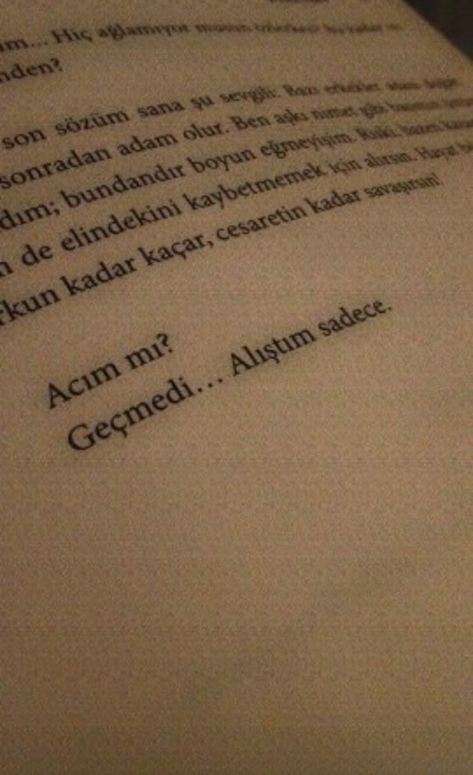 Geçmedi.