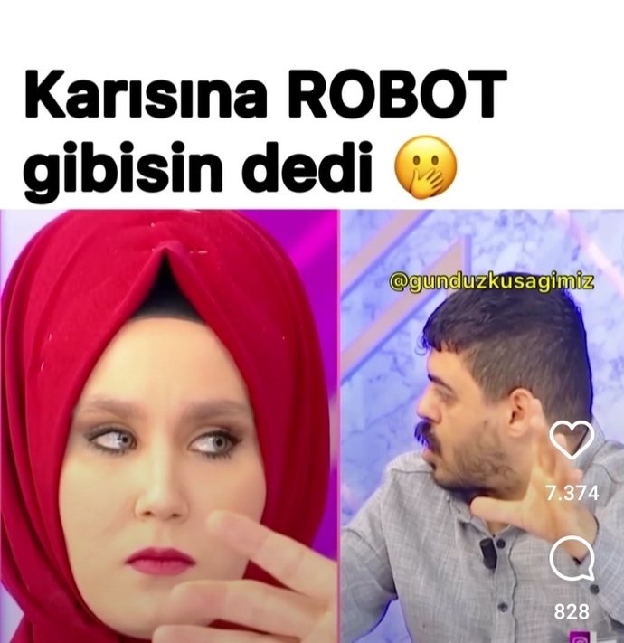 Beyefendi eşine neden robot gibisin terimini kullanmış olabilir? evlilikte eşler birbirine aşağılayıcı cümleler kullanmalı mı?