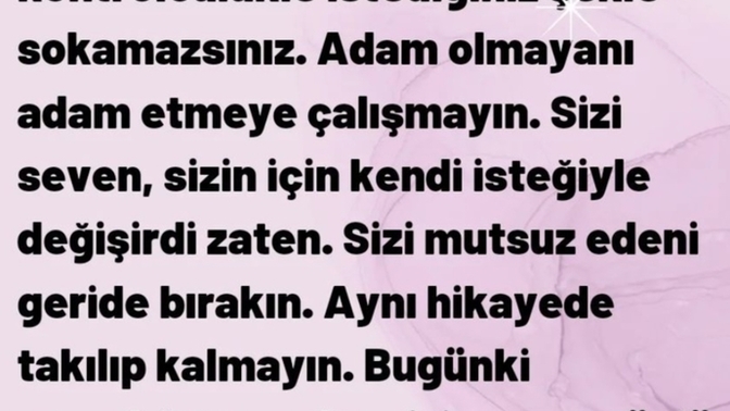 İnsanları değiştirmeye çalışır mısınız?