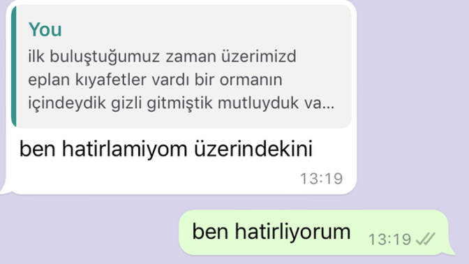 İlk buluştuğumuzda giydiğim şeyleri hatırlamıyor. Beni gözden mi çıkardı?