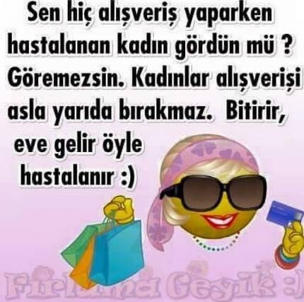 Yeryüzünde kadınları alışverişten alıkoyacak bir şey var mıdır?