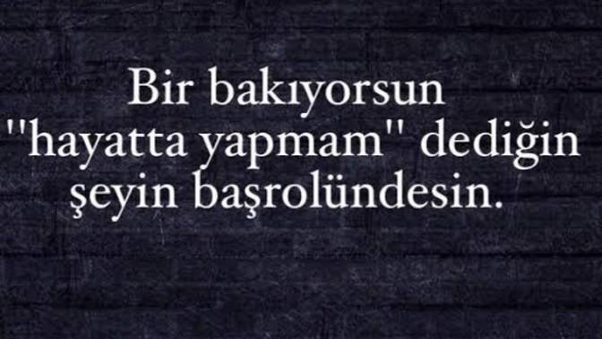 Kesinlikle yapmam dediğin şey nedir?