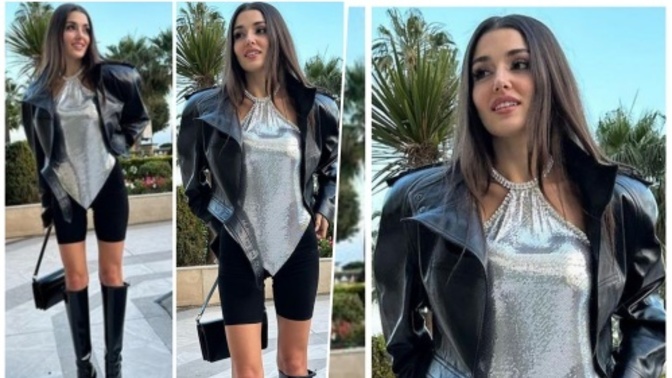 Cannes'taki yorgunluktan kilo veren güzel oyuncu Hande Erçel'in zayıflığını nasıl buldunuz?