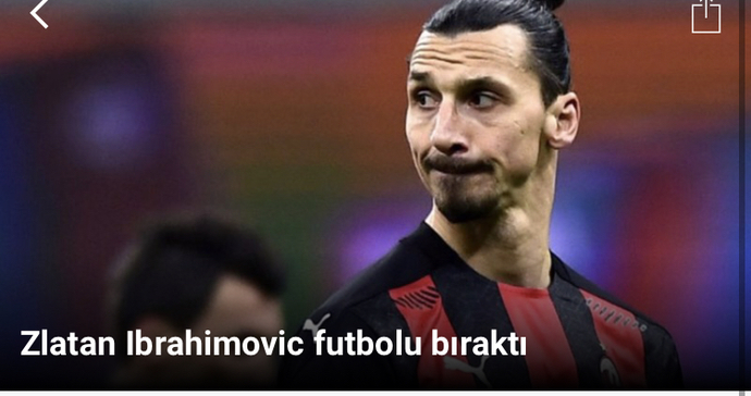 Efsane isim Zlatan Ibrahimovic futbolu bıraktı. Her güzel şeyin bir sonu var mıdır?