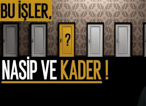 Kaderi kendimiz mi çizeriz yoksa sadece yaşar mıyız?
