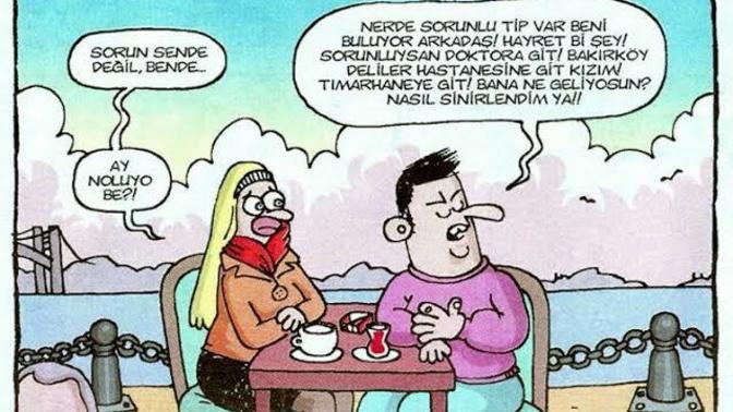 Sorun sende değil bende diyen kişiye cevabınız ne olur?
