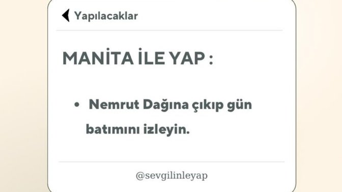 "Manita ile ... yap" boşluğunu nasıl doldurursunuz?