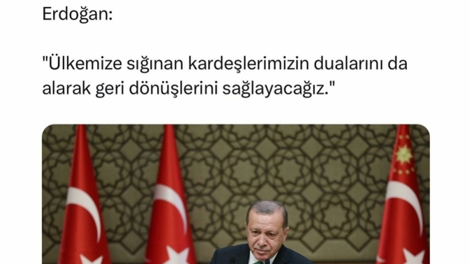 Erdogan siginmacilari yollar mi?