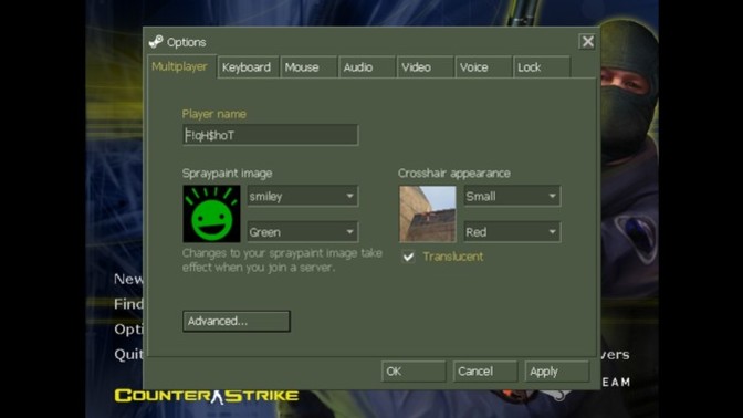 Counter-strike 1.6 da crosshair rengim değişmiyor ne yapmalıyım?