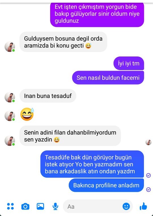 Dün beni metro beklerken gören çocuk bugün istek attı. Nasıl bulmuş olabilir?