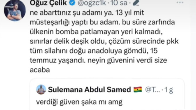 Hakan Fidan'ın aşırı abartıldığını düşünen sadece ben miyim detay?
