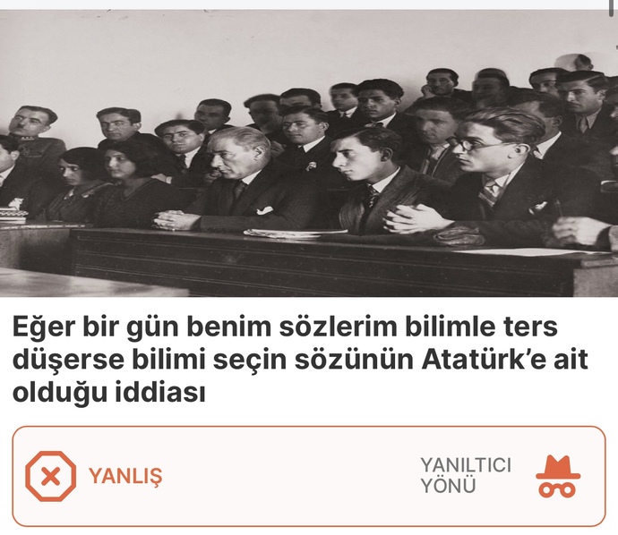 Bu sözün Atatürke ait olmadığını biliyor muydun?