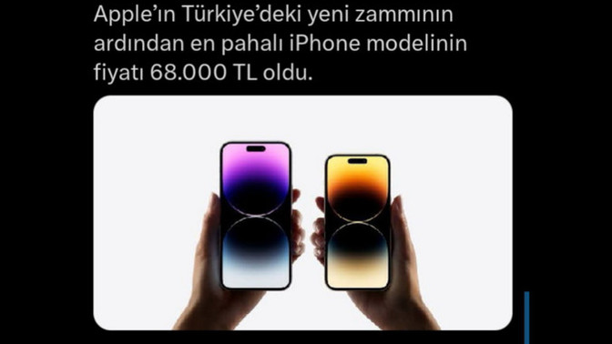 En pahalı iPhone modelinin fiyatı 68.000TL oldu! iPhone'la ilk tanışmanızdaki fiyatı ne kadardı hatırlıyor musunuz?