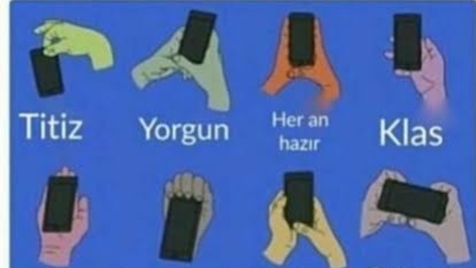 Telefonunuzu nasıl tutarsınız?