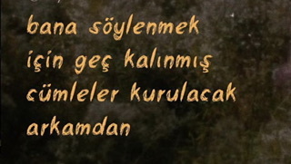 An itibariyle içinizden geçen bir cümle kurun dersem ne dersiniz?