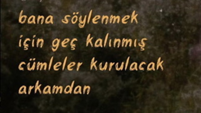 An itibariyle içinizden geçen bir cümle kurun dersem ne dersiniz?