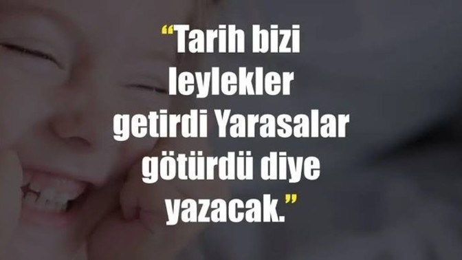 Bugün için dünyaya bir mesaj verecek olsan ne olurdu?