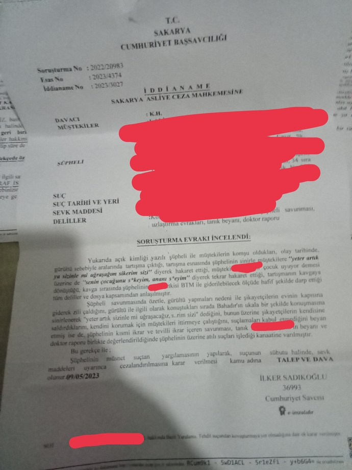 Kamu davası hakkında bileniniz var mı?