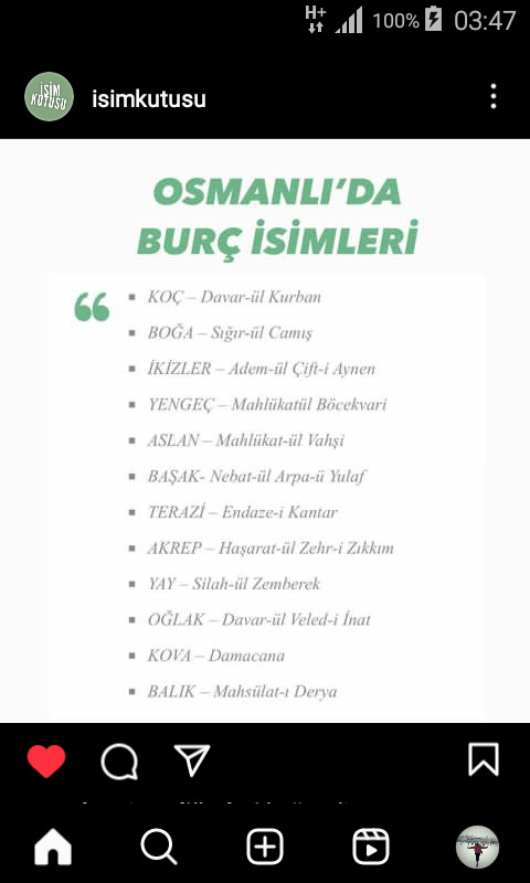 Osmanlıdaki burç isimlerine göre hangi burçsunuz?