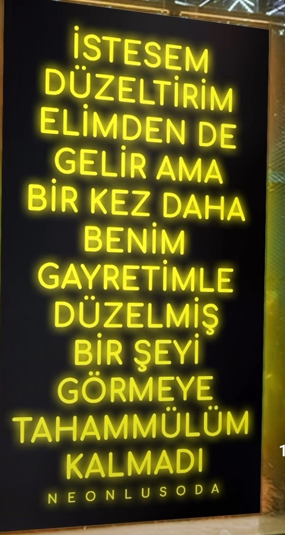 Yorulur, sıkılırım.. 😏