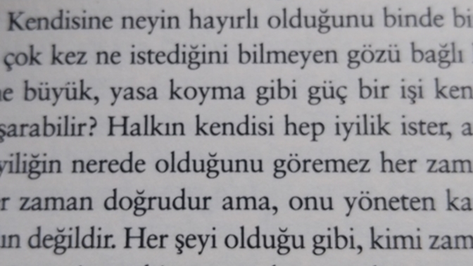 Devlet yönetimi halka bırakılmalı mıdır?