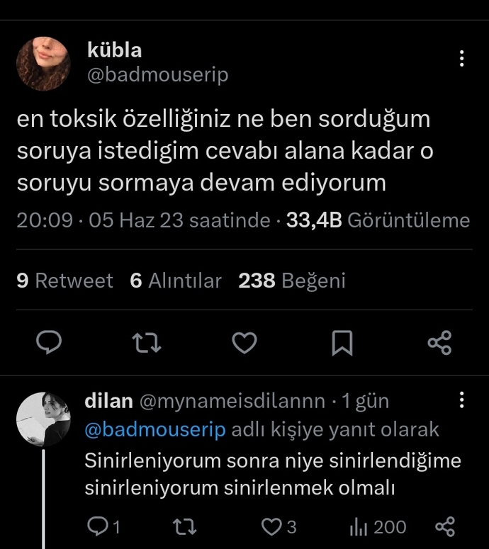 En toksik özelliğiniz ne?