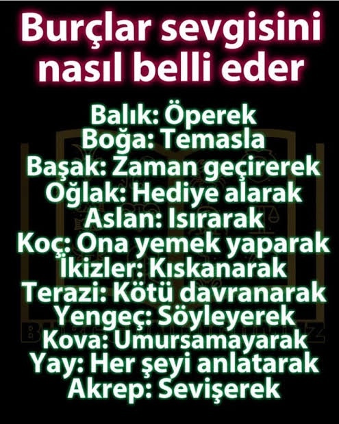 Burcuna göre sevgini nasıl belli edersin?