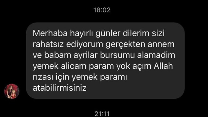 Hayatımda ilk defa böyle bir mesaj aldım. Sizce inanmalı mıyım?