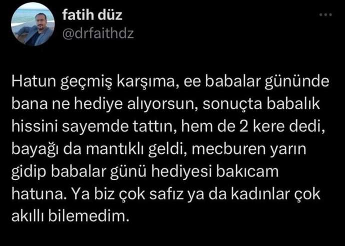 Babalar gününde, annelere de hediye alınmalı mı?