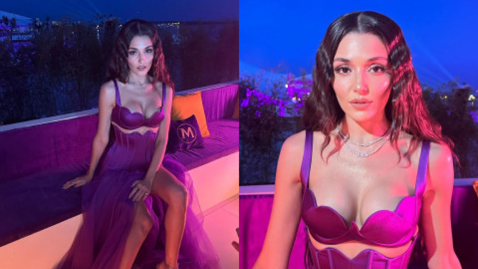 Hande Erçel'in elbisesi sizce güzel mi?