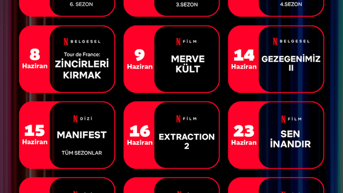 Netflix Haziran programı yayınlandı, beklediğiniz yapım var mı?
